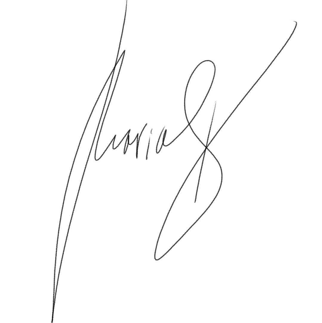 Maria Sky artist signature